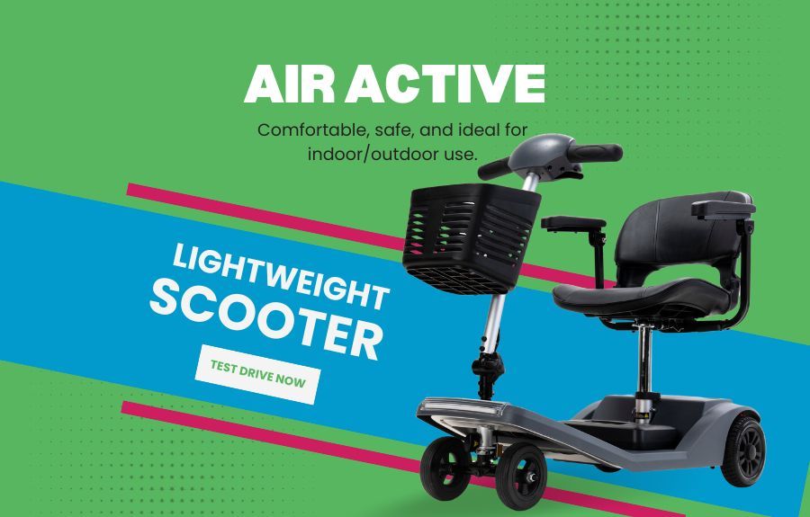 Sunshine Calling! Rediscover Your Neighbourhood with the Air Active Mobility Scooter